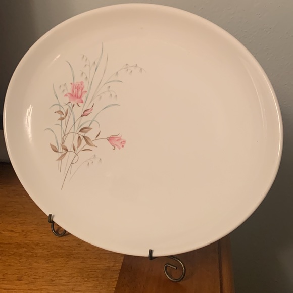 Vintage Platter Plate with Roses - Picture 2 of 8